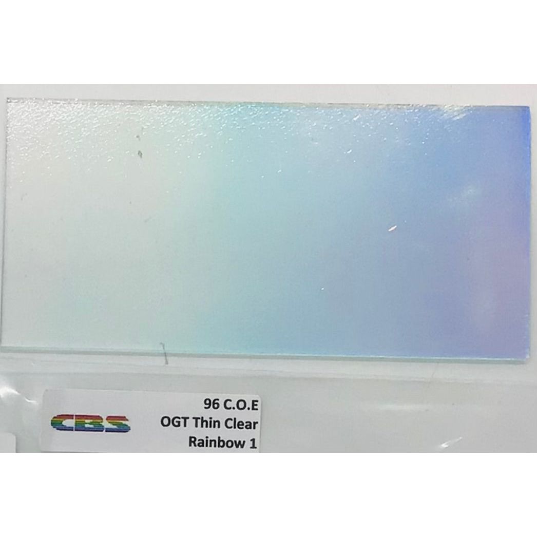 CBS 2” x 4” Dichro on Clear COE 96