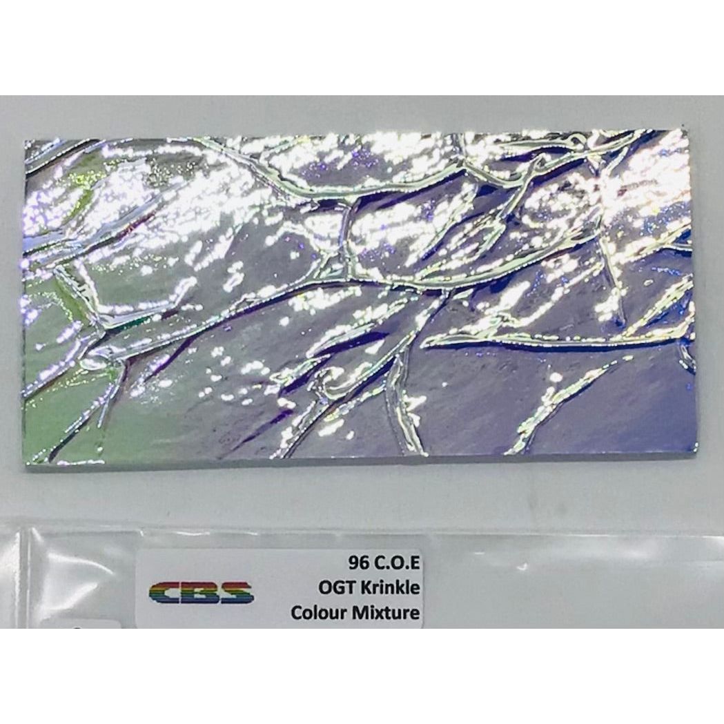CBS 2” x 4” Dichro on Clear COE 96