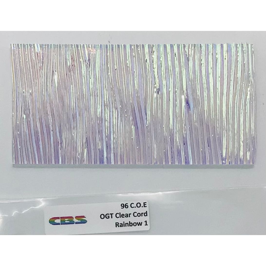 CBS 2” x 4” Dichro on Clear COE 96