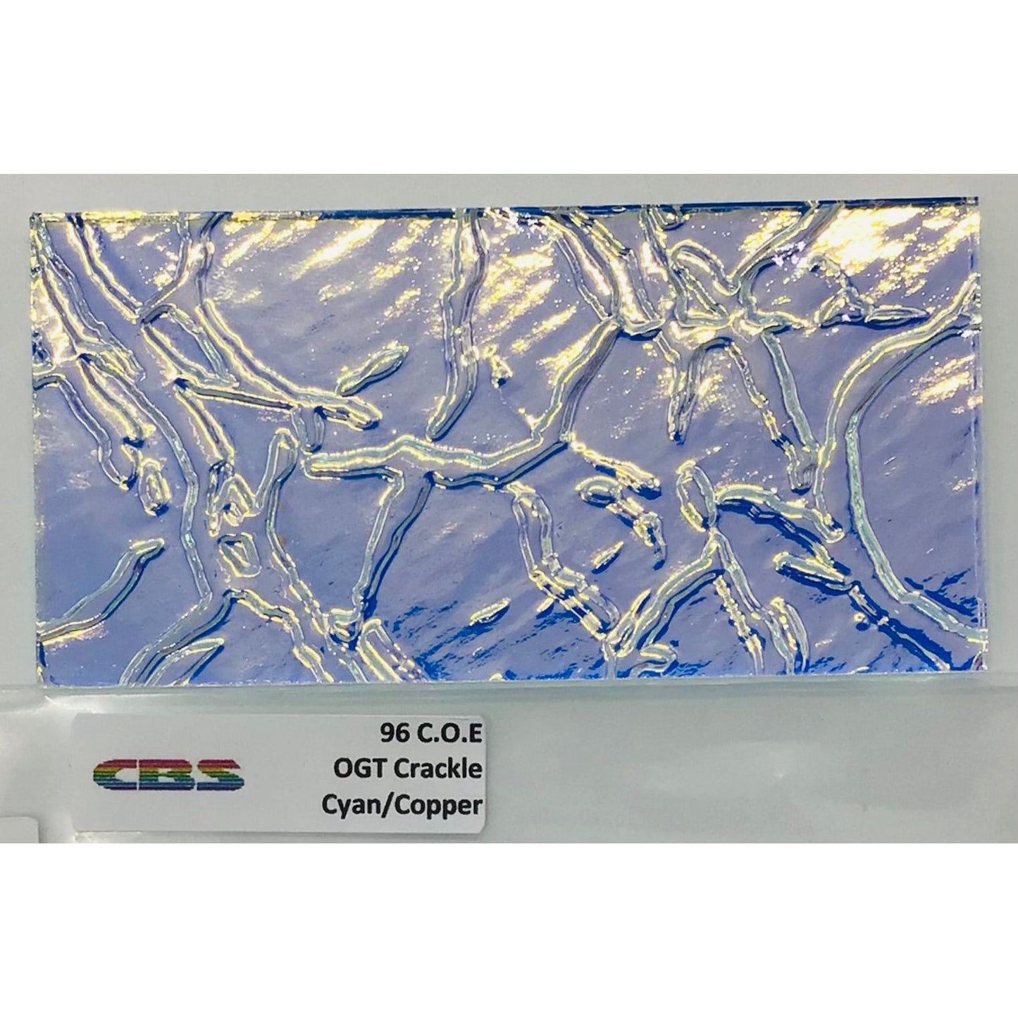 CBS 2” x 4” Dichro on Clear COE 96