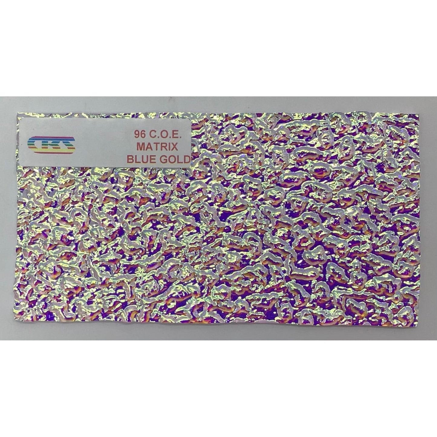 CBS 2” x 4” Dichro on Clear COE 96