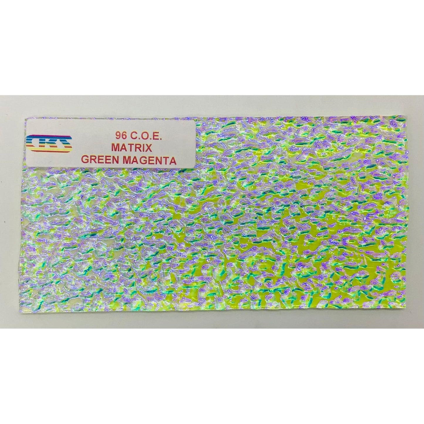 CBS 2” x 4” Dichro on Clear COE 96