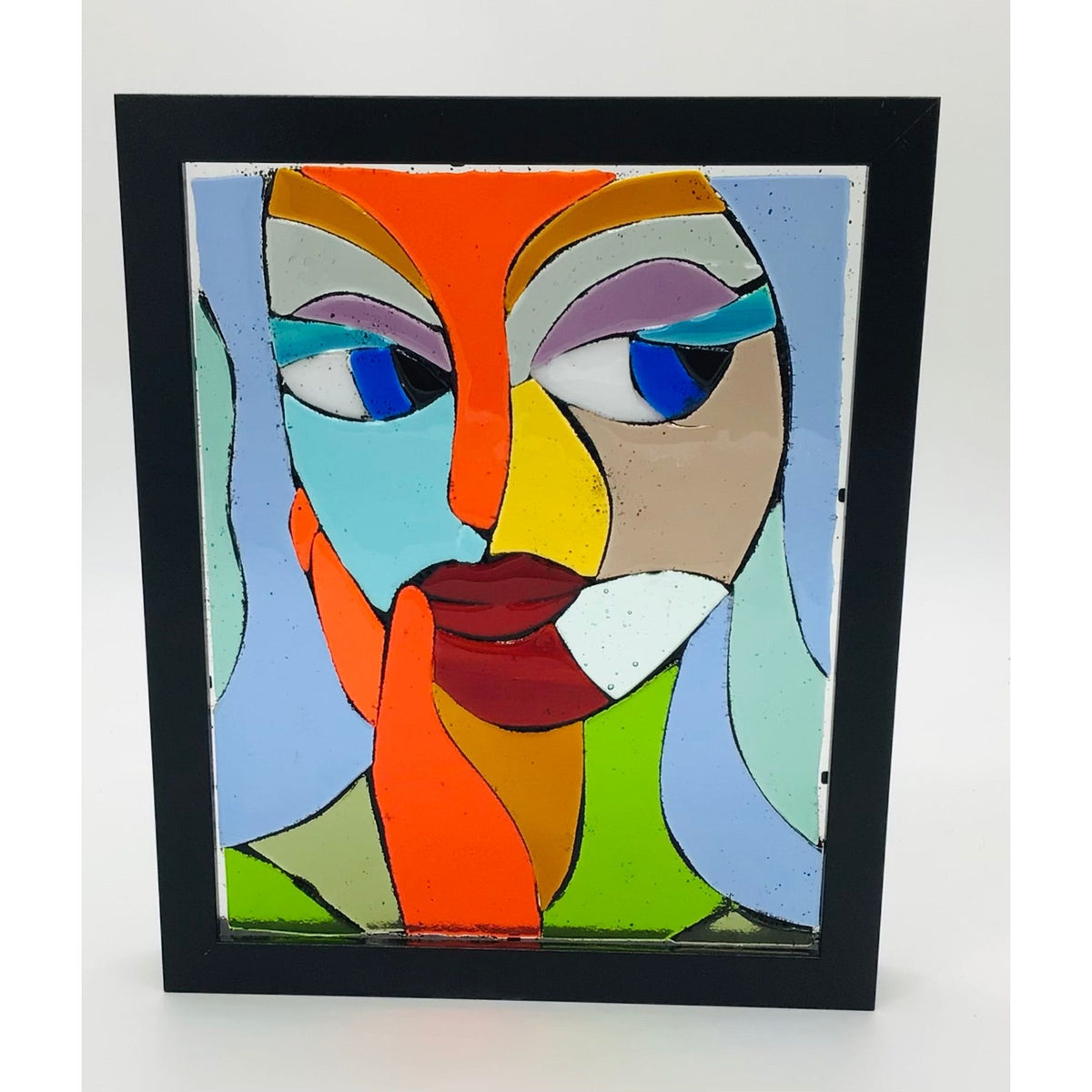 Fused Abstract Face - Wed, Sep 4, 2024 – Stained Glass Stuff