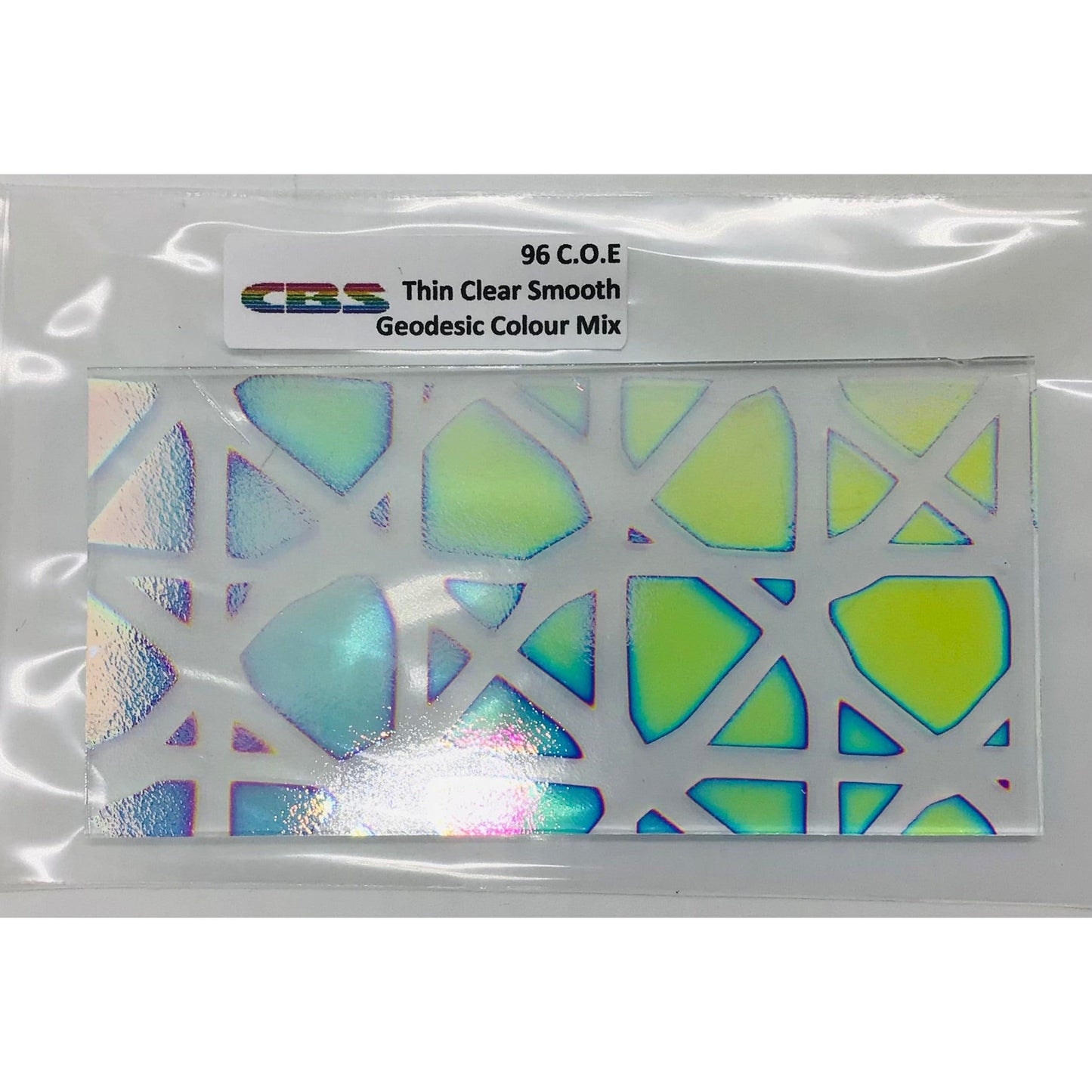 CBS 2” x 4” Dichro on Clear COE 96
