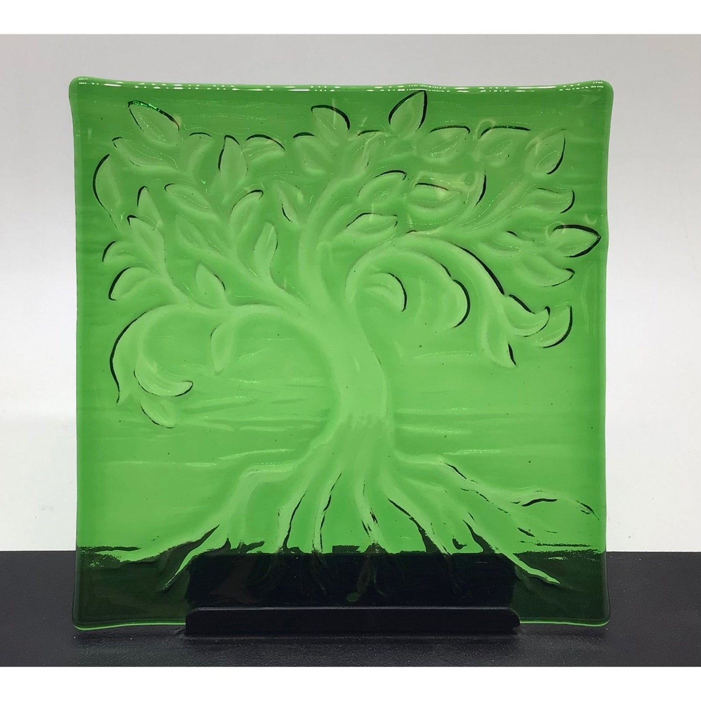 Fused Glass Textured Tiles - 6” Square