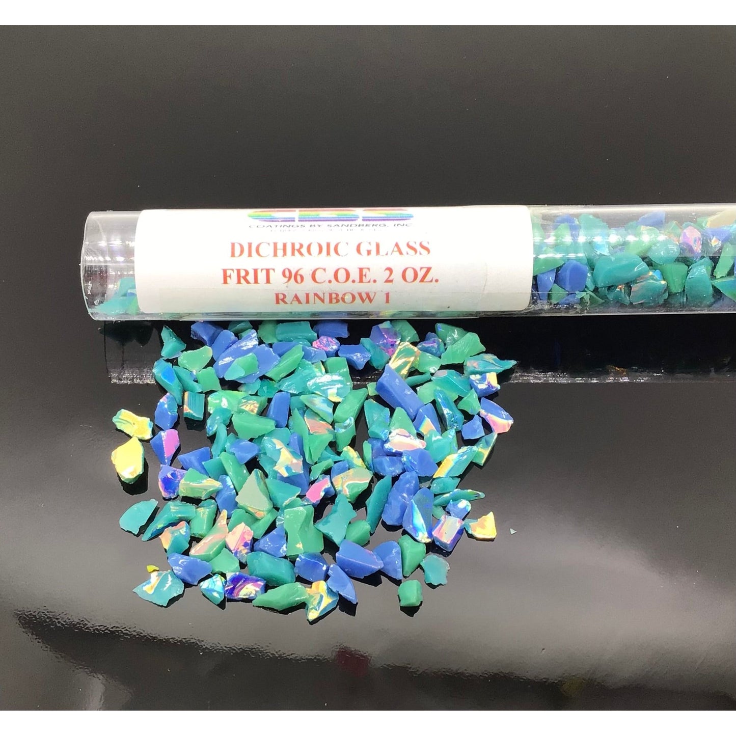 CBS Dichroic F5 Opal Frit COE 96, 2 oz tube