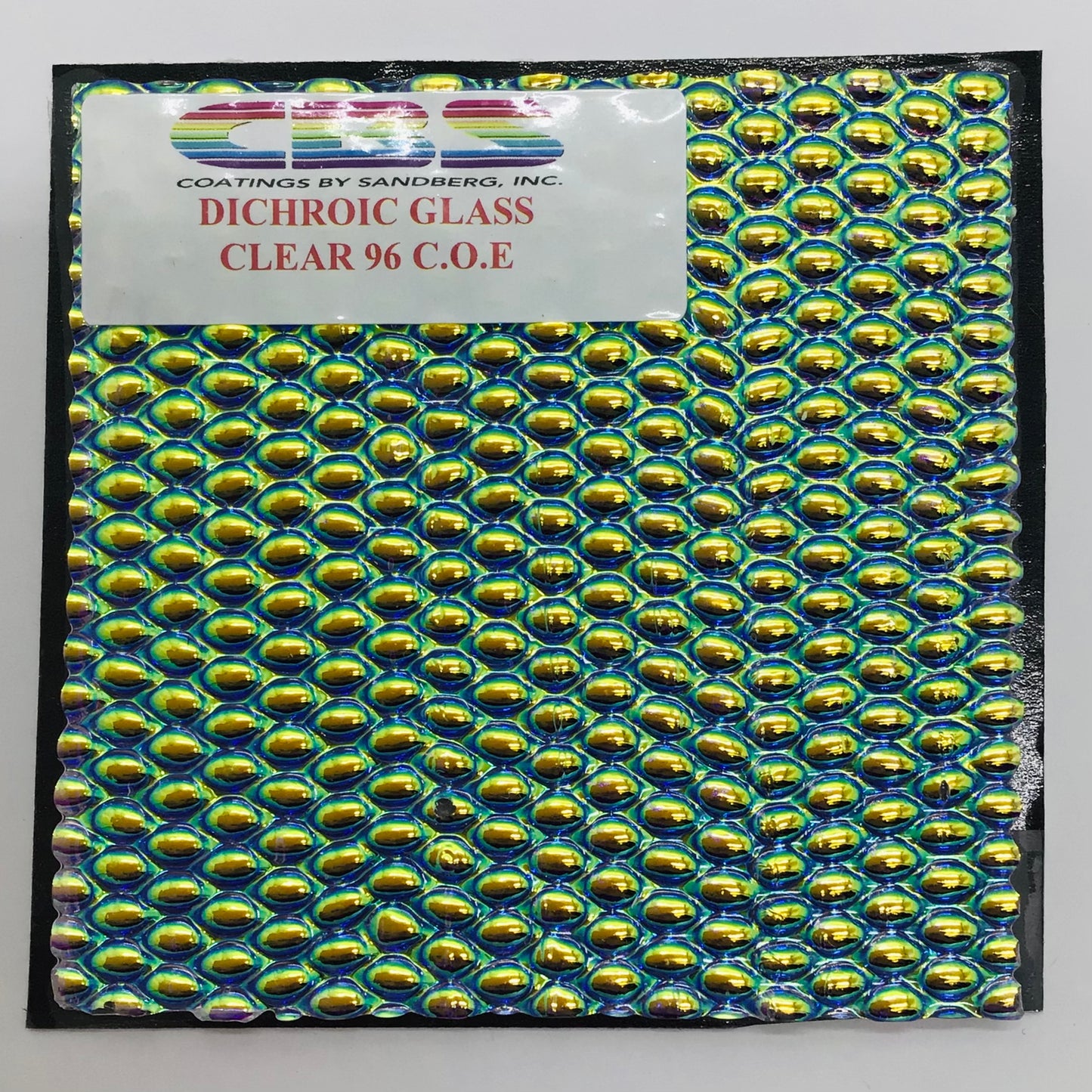 CBS 4” x 4” Dichro on Clear