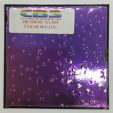 CBS 4” x 4” Dichro on Clear