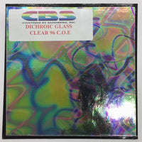 CBS 4” x 4” Dichro on Clear
