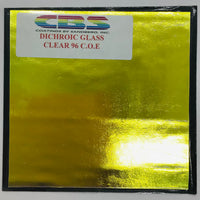CBS 4” x 4” Dichro on Clear