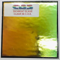 CBS 4” x 4” Dichro on Clear