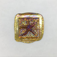 Pressed Glass Jewels - Irid Starfish