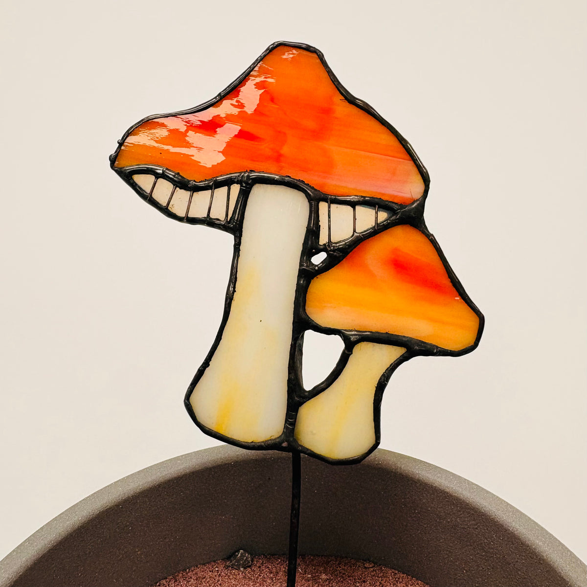 Stained Glass Mushroom Plant Stake **stained glass experience required - Tue Oct 27, 2026