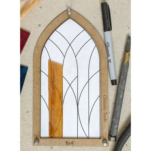 Glassola Layout Frames - Pointed Arch Window Frames