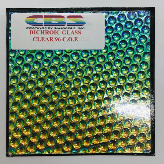 CBS 4” x 4” Dichro on Clear