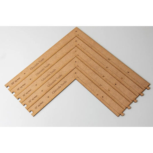Glassola Layout Frames - Large Square Modular Pieces - Set of 7