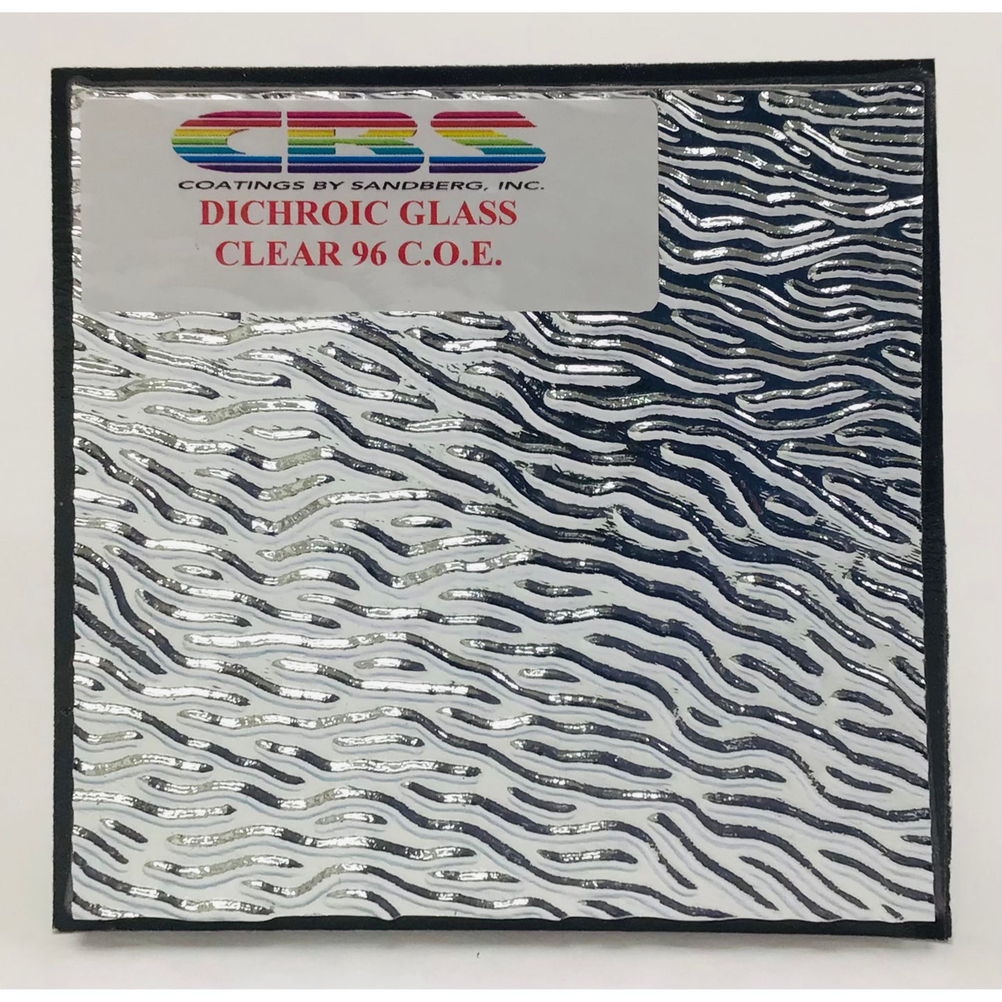 CBS 4” x 4” Dichro on Clear