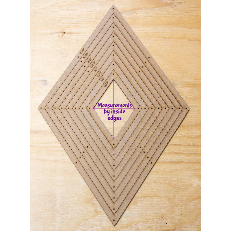 Glassola Layout Frames - Diamonds