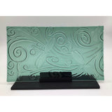 Fused Glass Textured Tiles - 7" x 12"