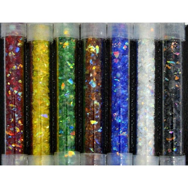 CBS Dichroic Frit Flakes COE 96, 1/4 oz tube
