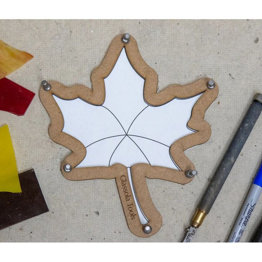 Glassola Layout Frames - Autumn Maple Leaf