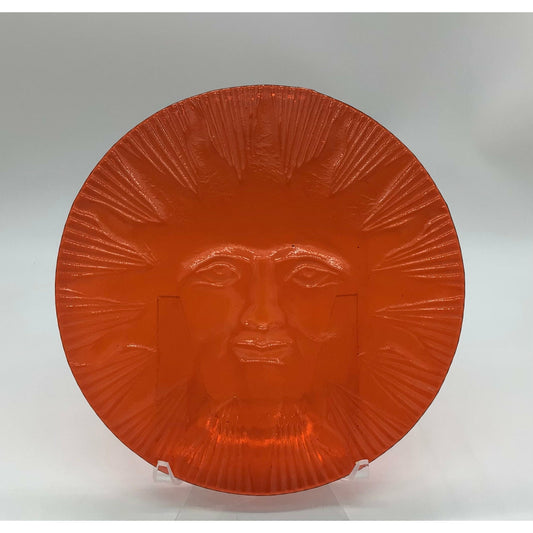 Fused Glass Textured Tiles - Round