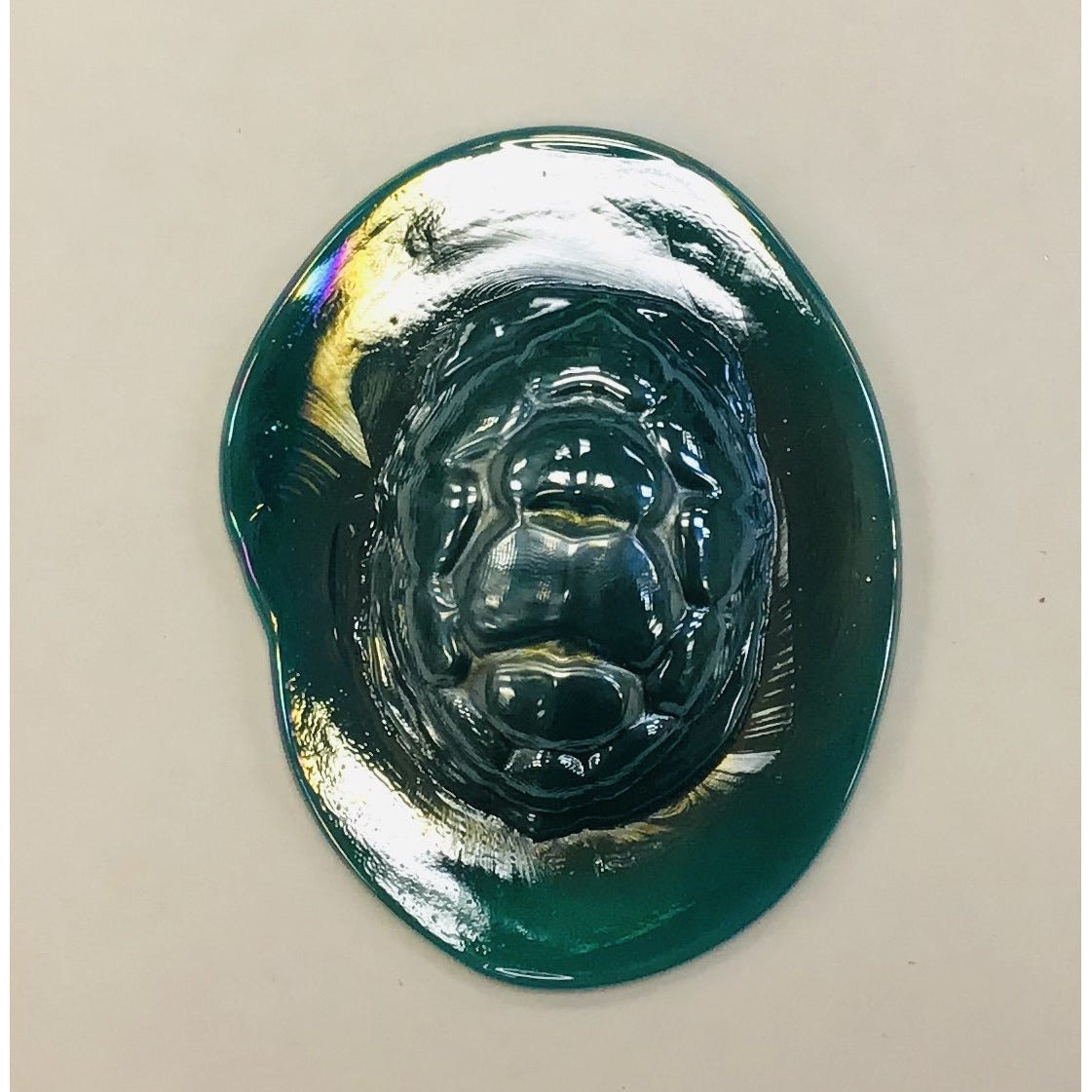Pressed Glass Jewels - Irid Turtleback
