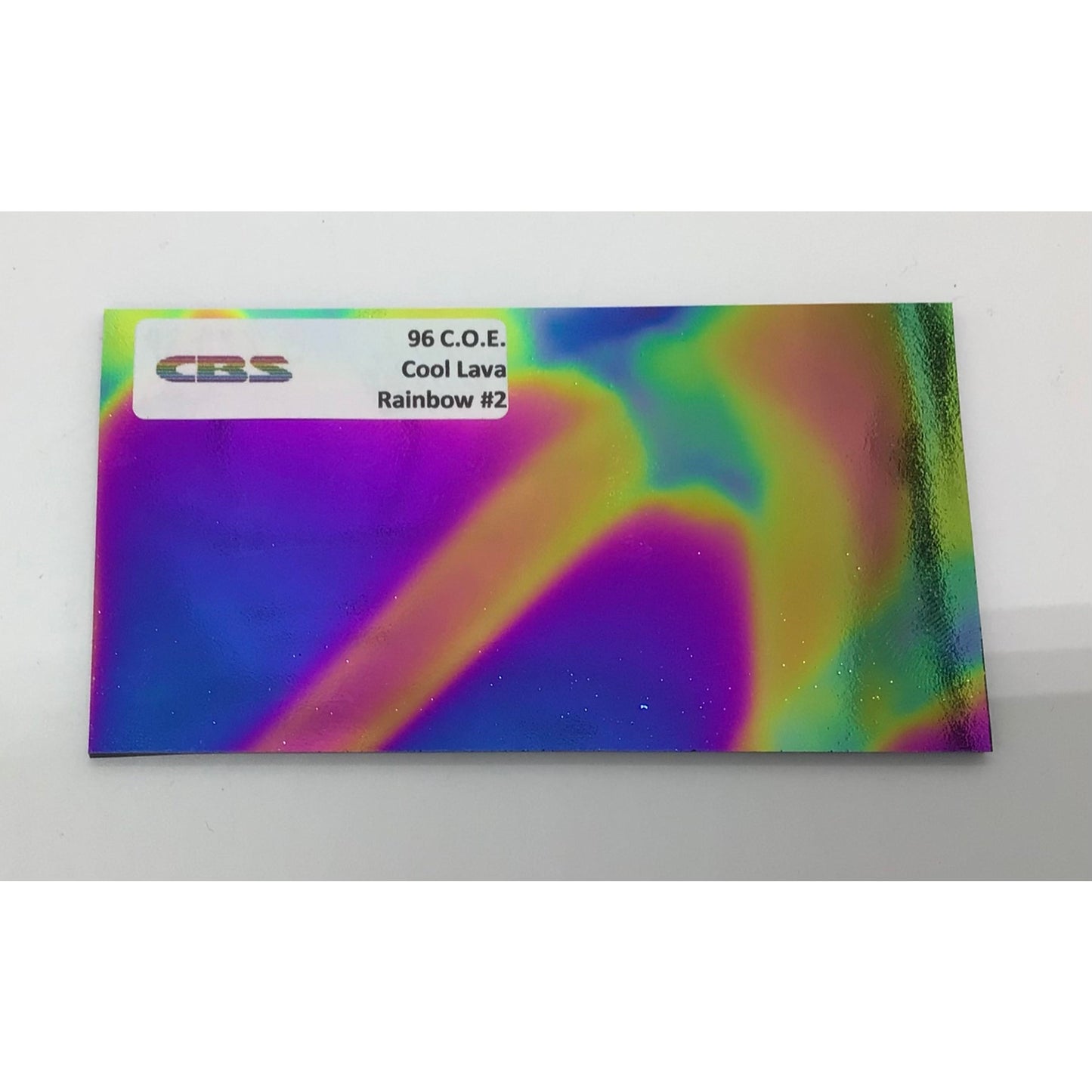 CBS 2” x 4” Dichro on Black COE 96
