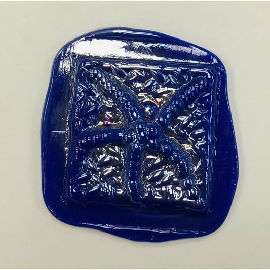 Pressed Glass Jewels - Irid Starfish