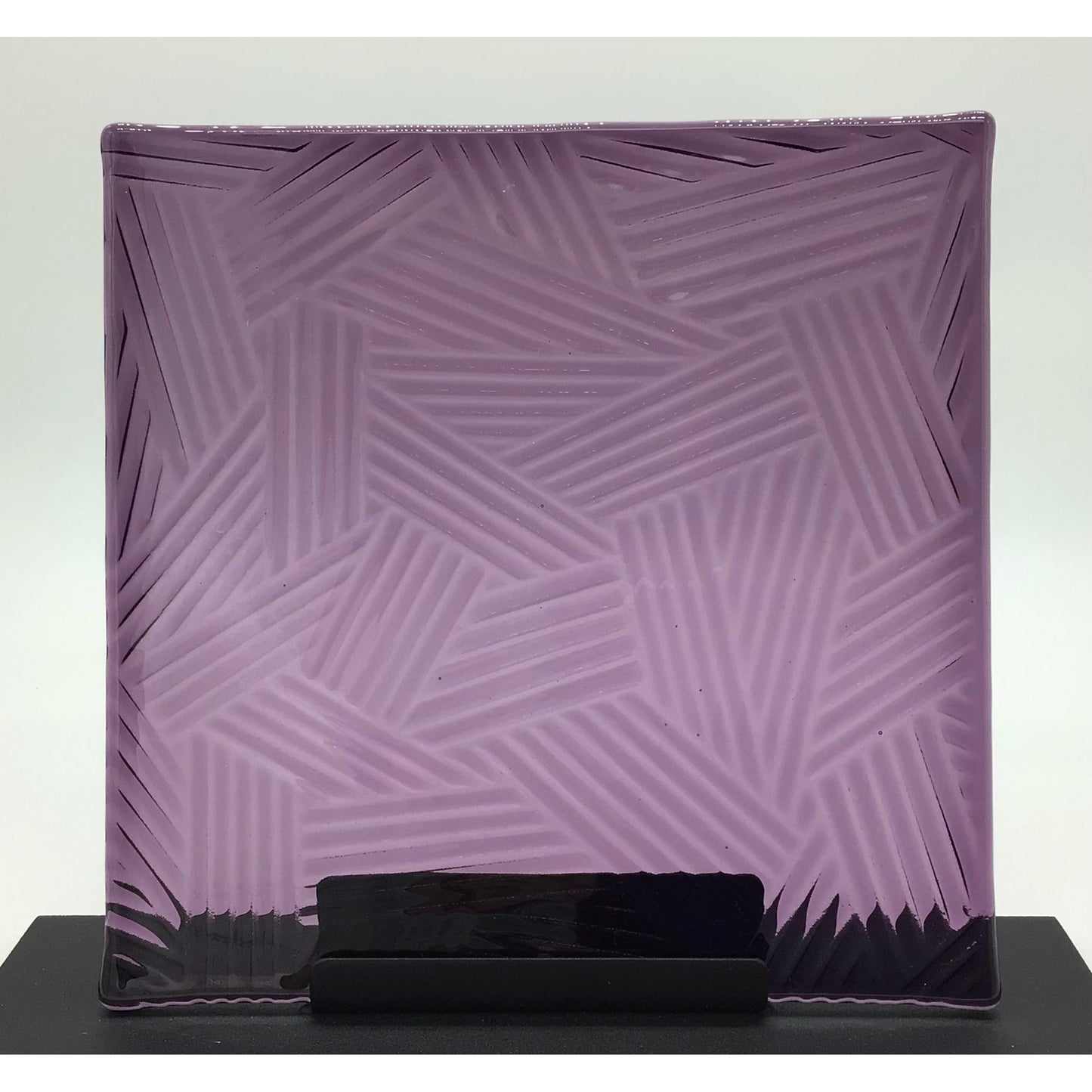 Fused Glass Textured Tiles - 8” Square