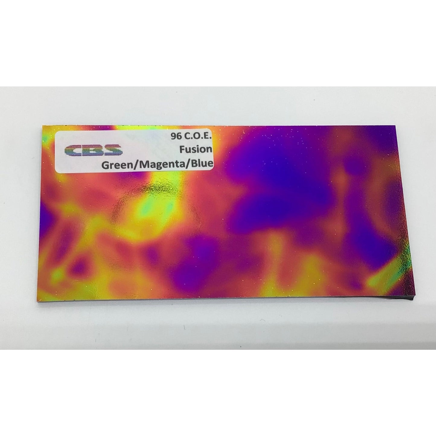 CBS 2” x 4” Dichro on Black COE 96