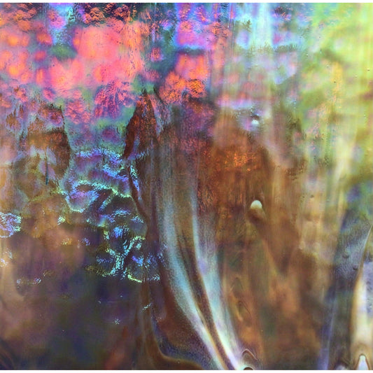 YO 2021 HSi, Rust Reddish Brown & Off White Mottled Iridescent
