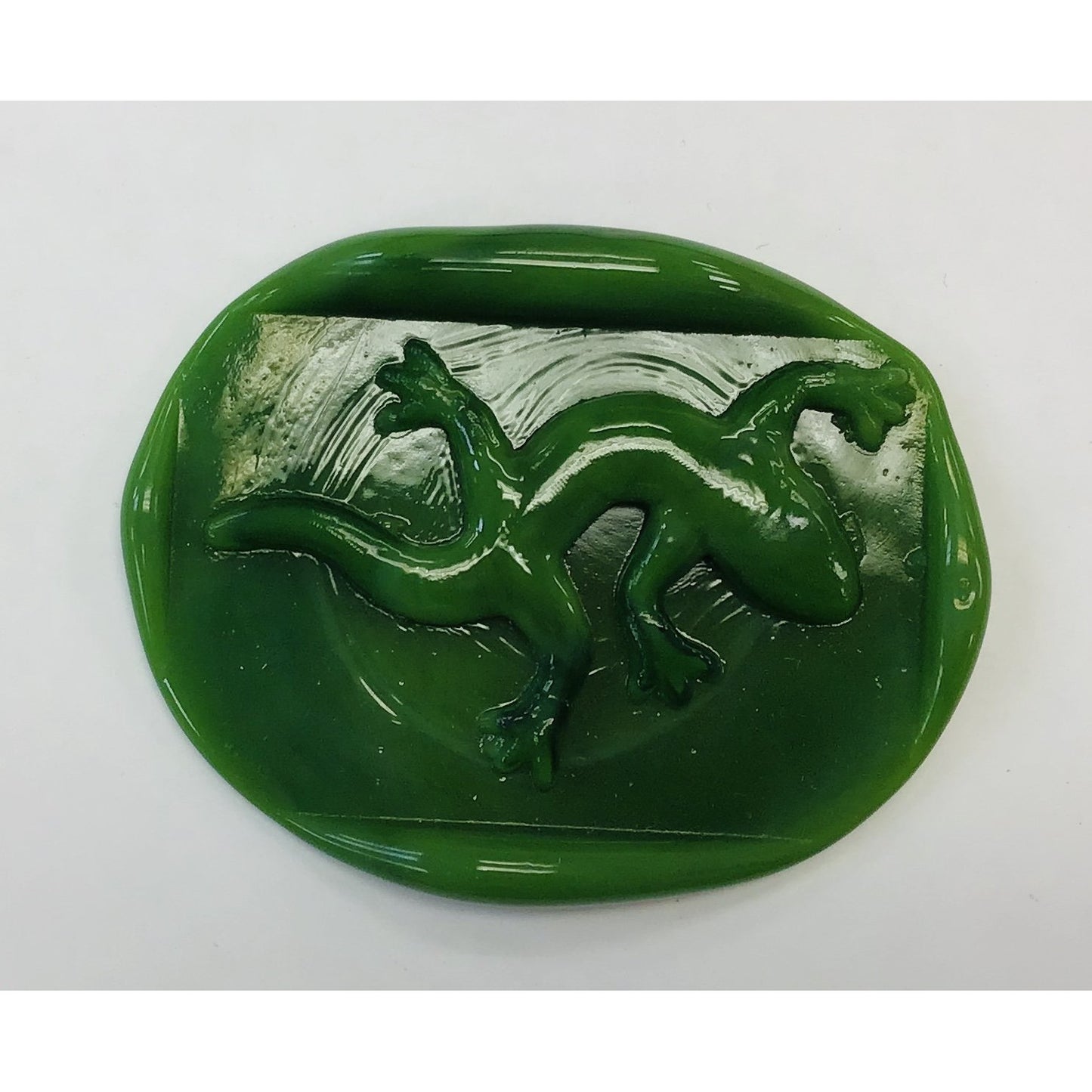 Pressed Glass Jewels - Gecko