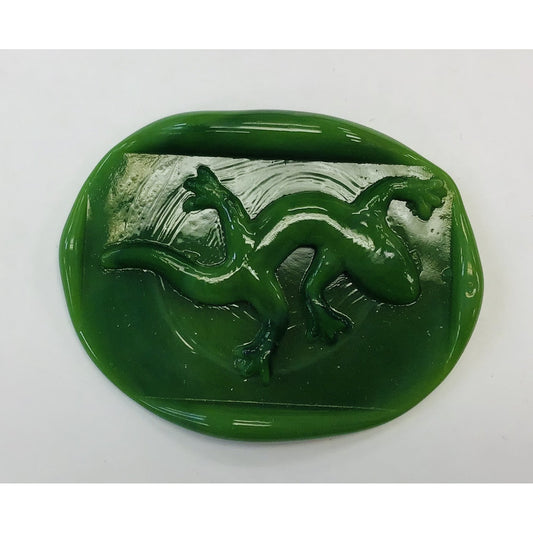 Pressed Glass Jewels - Gecko