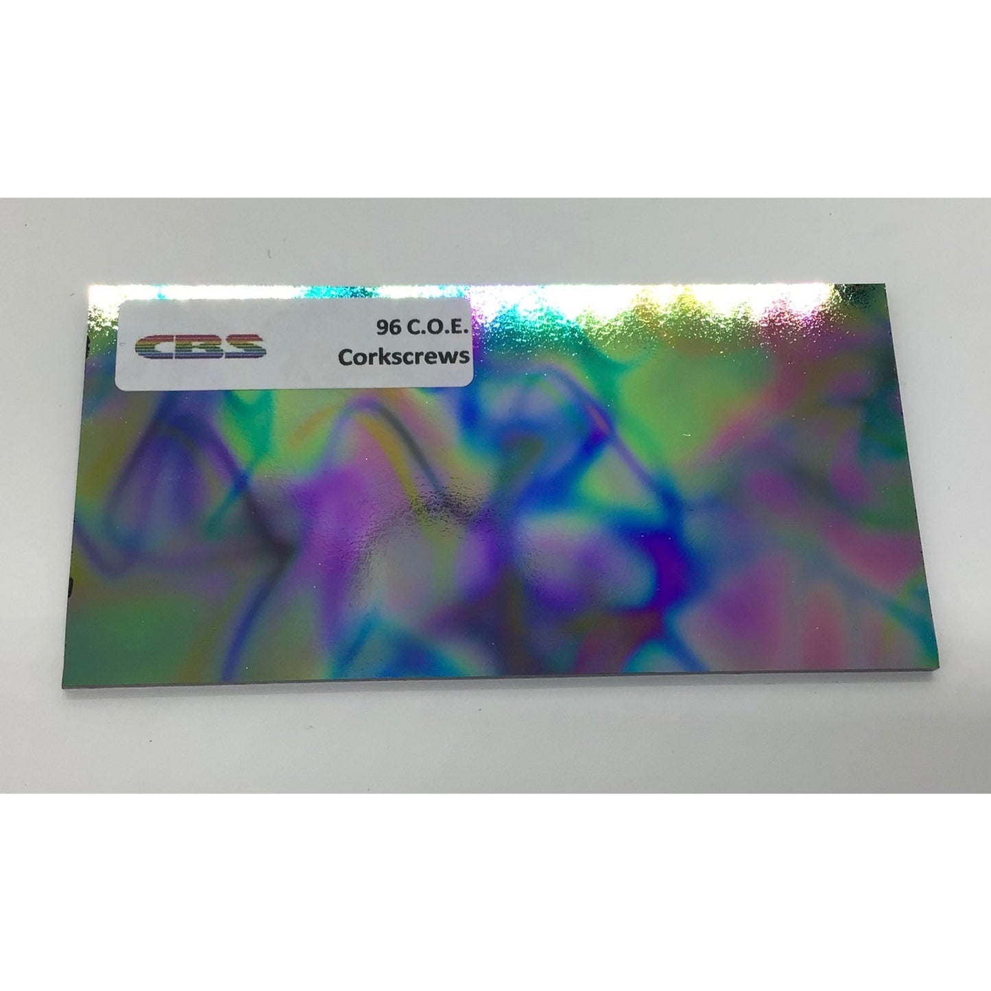 CBS 2” x 4” Dichro on Black COE 96
