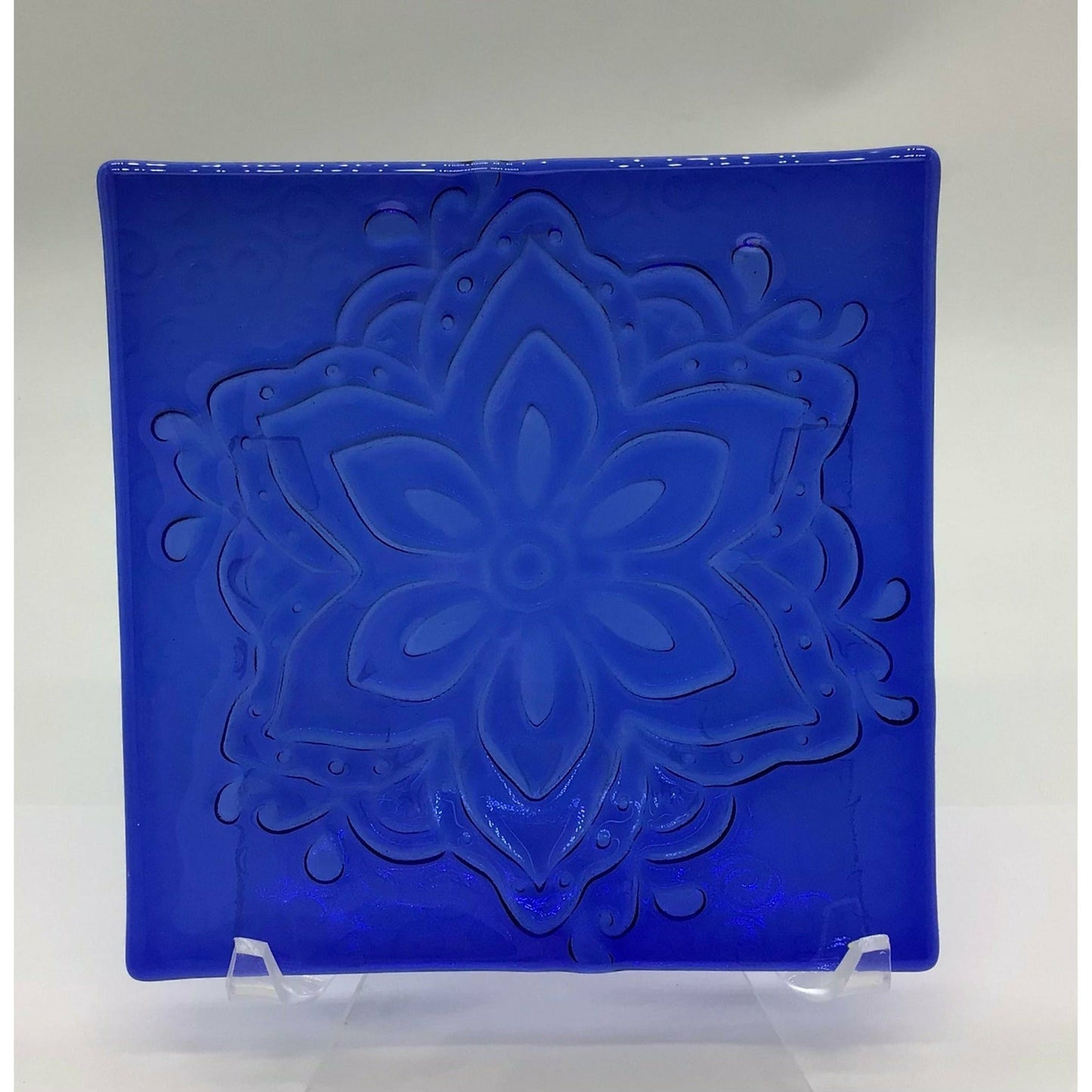 Fused Glass Textured Tiles - 6” Square
