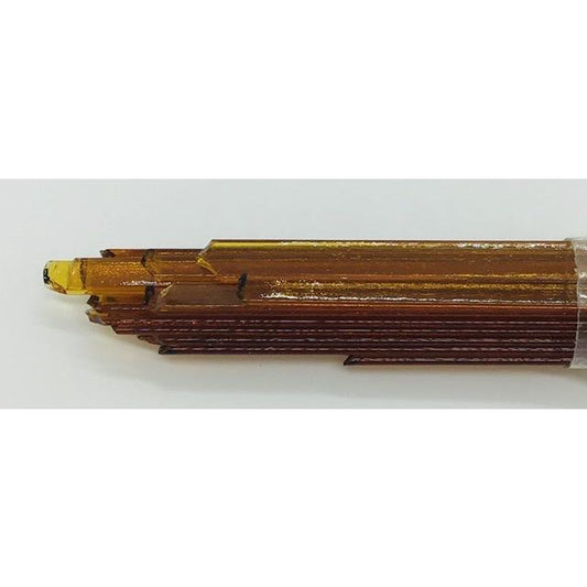Noodle, Dark Amber Transparent, N-111-F