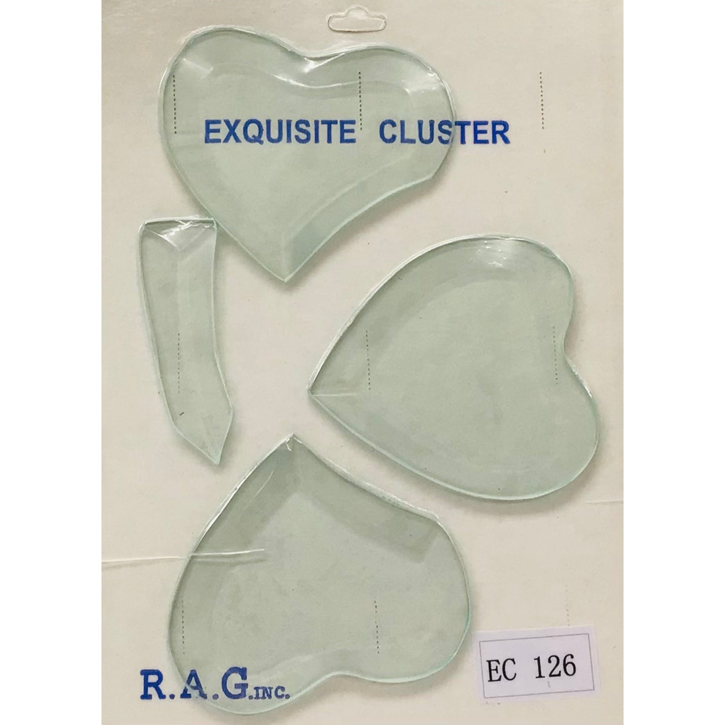 EC 126, Shamrock Bevel Cluster, clear