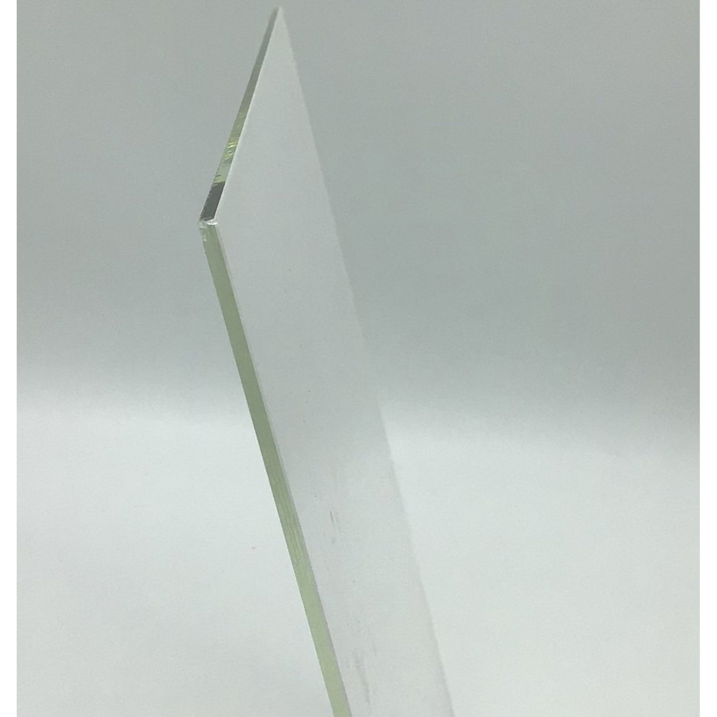 Commercial Flashed Glass, White on Clear