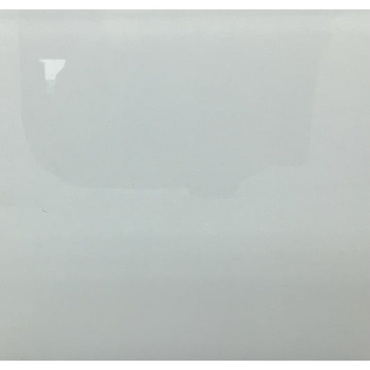 Commercial Flashed Glass, White on Clear