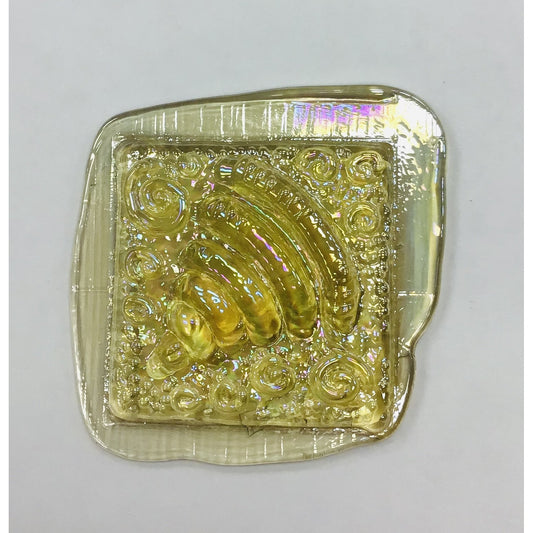 Pressed Glass Jewels - Irid Cone