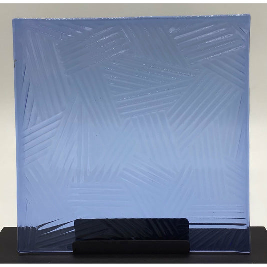 Fused Glass Textured Tiles - 8” Square