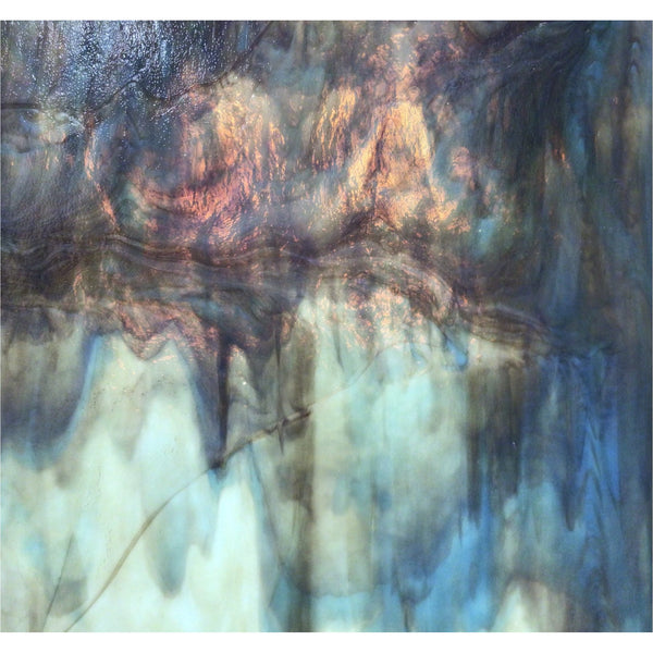 Uro by Yough U-65-19, Light & Dark Brown & Sky Blue, Granite Texture
