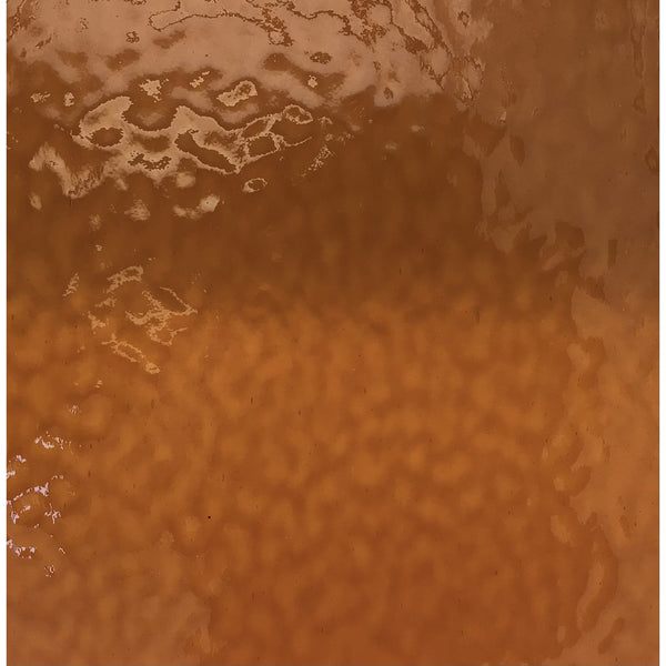 Oceanside 111RR-F, Dark Amber Rough Rolled Transparent