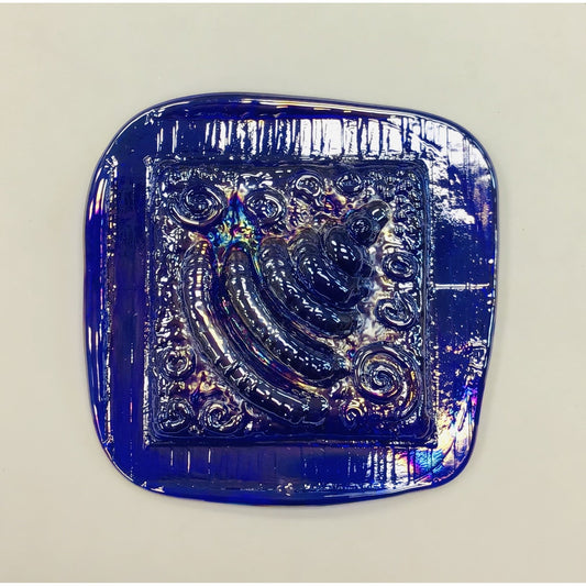 Pressed Glass Jewels - Irid Cone