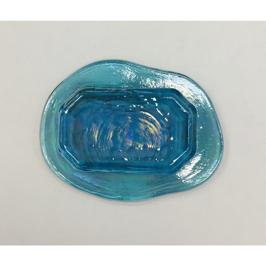 Pressed Glass Jewels - Irid Faceted Gem