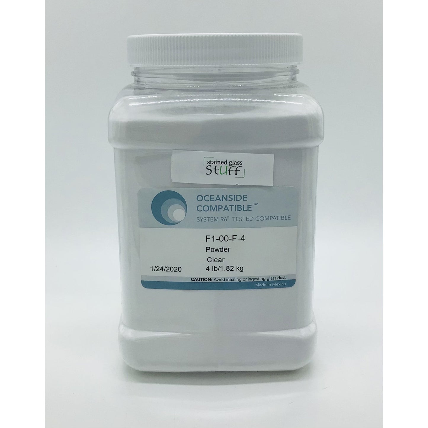 Frit, Clear, 00-96-4, 4 lb jar