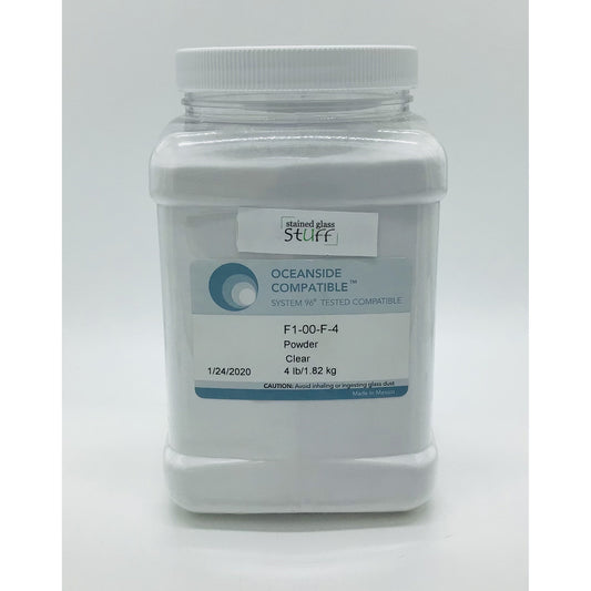 Frit, Clear, 00-96-4, 4 lb jar