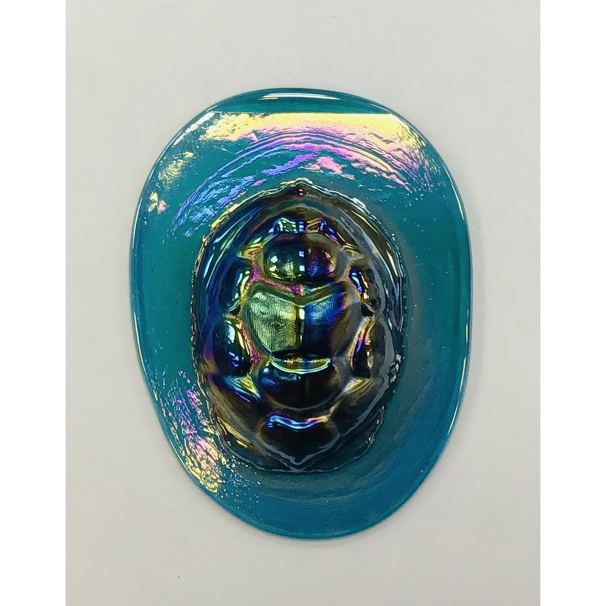 Pressed Glass Jewels - Irid Turtleback