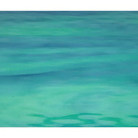 Oceanside 423.1W-F, Green & Aqua Blue Waterglass